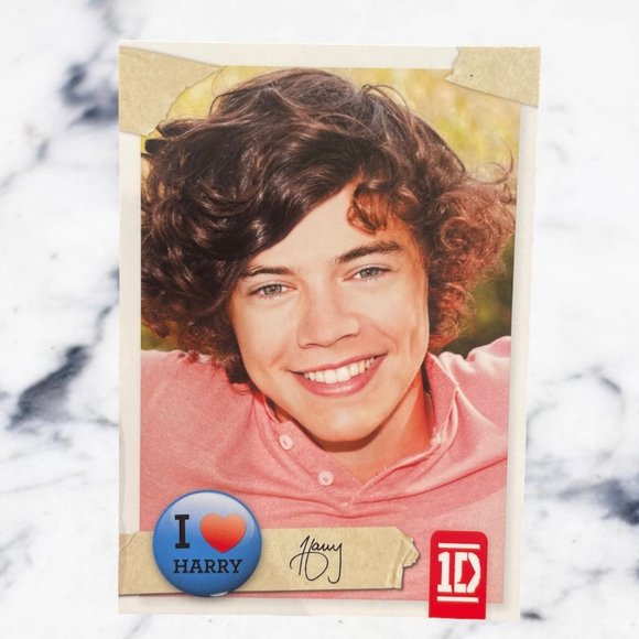 1D Art Official One Direction Trading Card Harry Styles 26 Poshmark